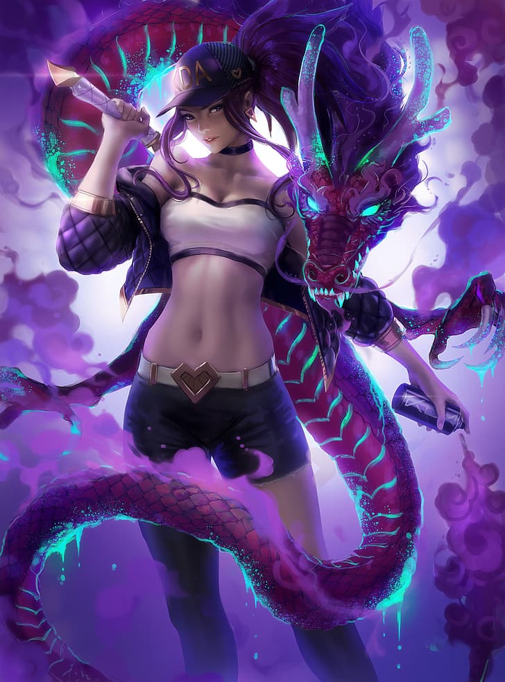Akali(League of Legends), video games, video game characters