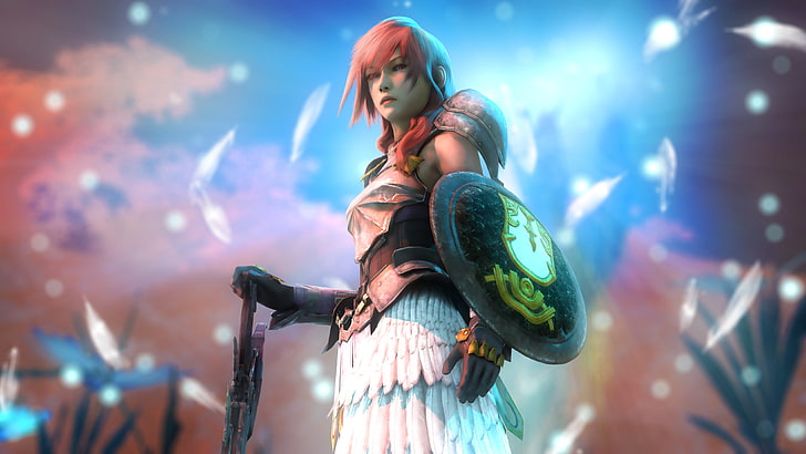 Claire Farron, Final Fantasy XIII, Lightning, 4K, HD wallpaper
