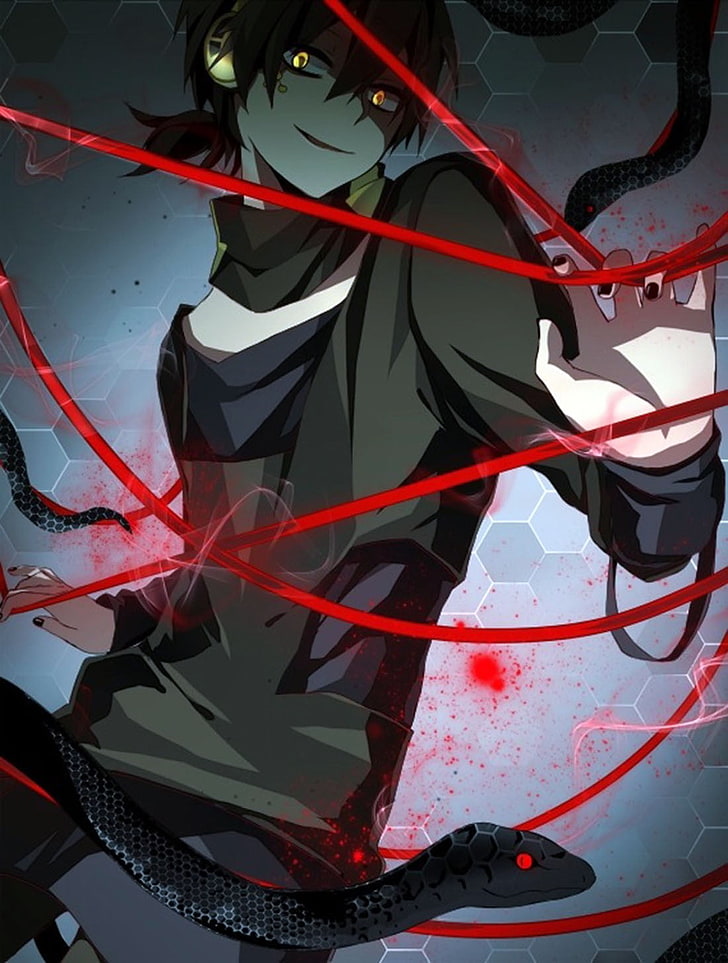 HD wallpaper black haired male anime illustration psychic detective  yakumo  Wallpaper Flare