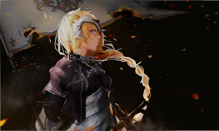Fate/Apocrypha , anime girls, Jeanne d'Arc, Ruler (Fate/Apocrypha), HD wallpaper