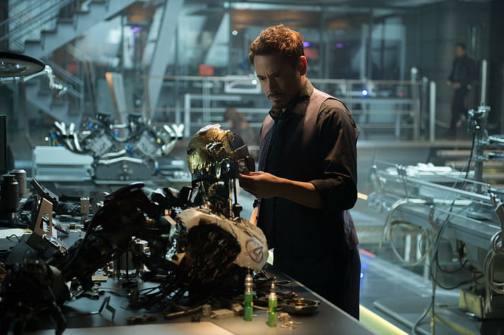 Avengers: Age of Ultron, Tony Stark, Robert Downey Jr., HD wallpaper