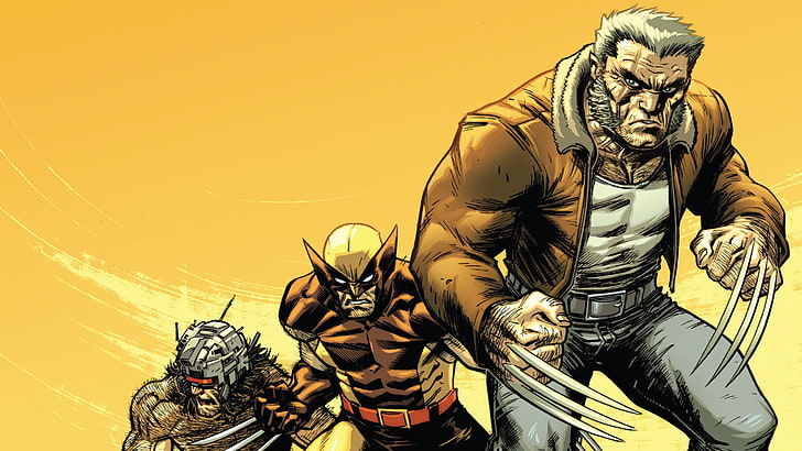 Wolverine illustration, Marvel Comics, Old Man Logan, real people