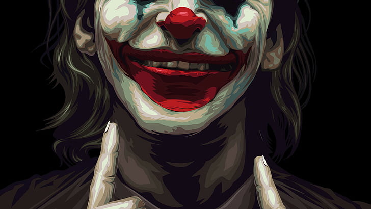 HD wallpaper: Joker, Joker (2019 Movie), Joaquin Phoenix, black background  | Wallpaper Flare