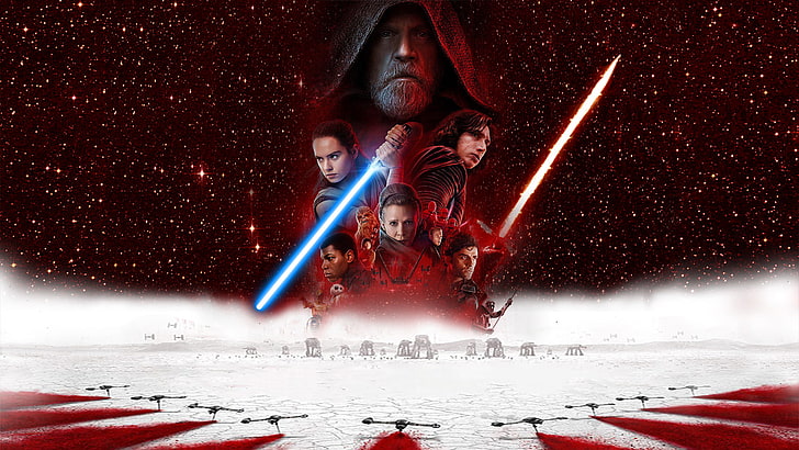 Star Wars: The Last Jedi, Rey (from Star Wars), Luke Skywalker, HD wallpaper