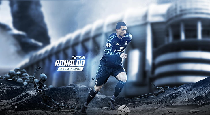 Cristiano Ronaldo - El Comandante, Cristiano Ronaldo digital wallpaper