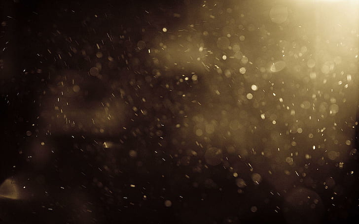 Dust particles, brown dust, photography, 1920x1200, light, HD wallpaper