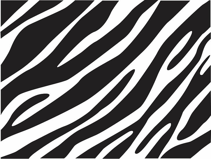 Animals, Zebra, Skin, Black, White, Lines, Abstract, HD wallpaper