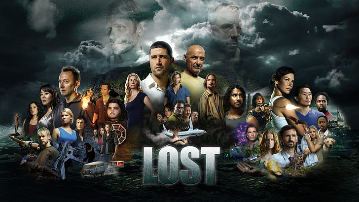 Lost poster, Evangeline Lilly, Michelle Rodríguez, TV, adult