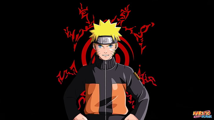 Uzumaki Naruto illustration, wallpaper, game, seal, anime, ninja, HD wallpaper