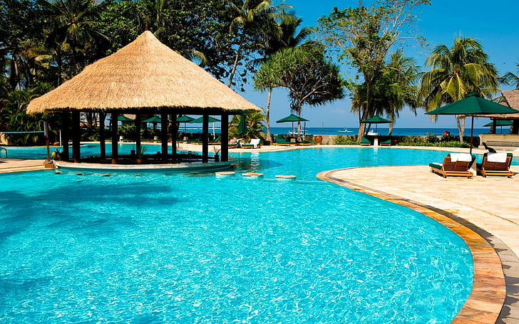 Luxury resorts Costa Rica, travel and world, HD wallpaper