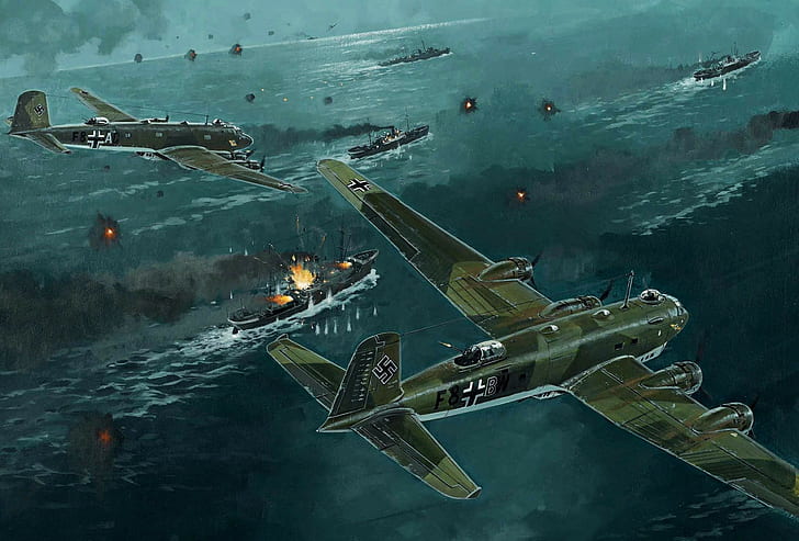 World War II, airplane, aircraft, military, military aircraft, HD wallpaper