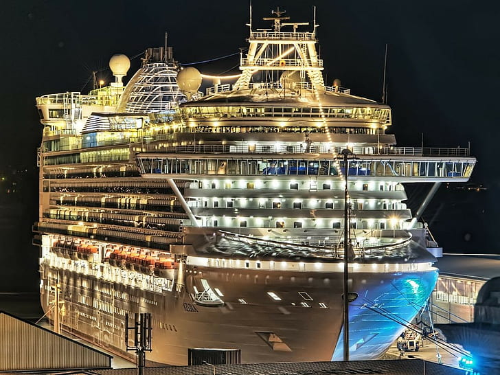 cruise ship, vehicle, HD wallpaper