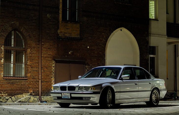 car, BMW, 7 series, E38, HD wallpaper
