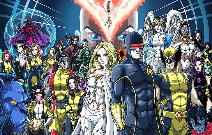 Wolverine, X-Men, Storm, phoenix, Magneto, Professor X, Cyclops