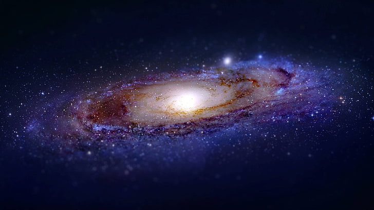 Hd Wallpaper Milky Way Galaxy Tilt Shift Digital Art Universe Space Stars Wallpaper Flare