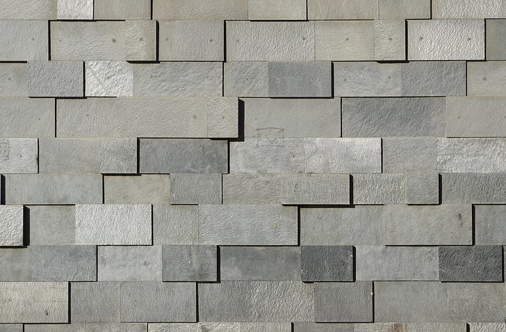HD wallpaper: gray wall cladding, black, pattern, shadows, backgrounds,  brick | Wallpaper Flare