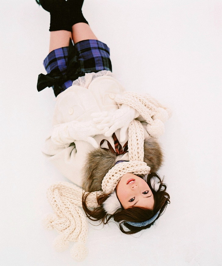 Sasaki Nozomi, Asian, Visual Young Jum, women, one person, lying down