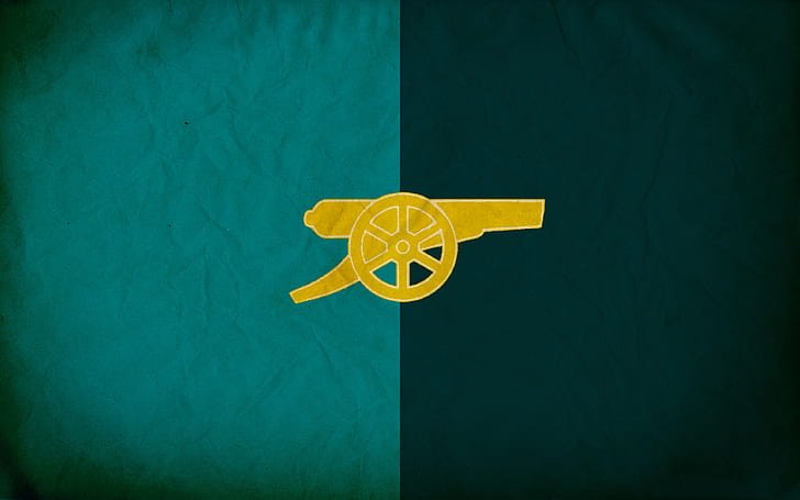background, logo, emblem, gun, Arsenal, Football Club, The Gunners, HD wallpaper