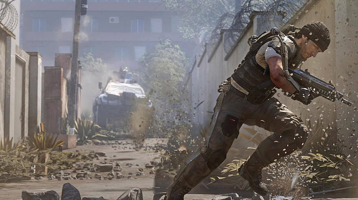 computer game illustration, Call of Duty: Advanced Warfare, video games, HD wallpaper