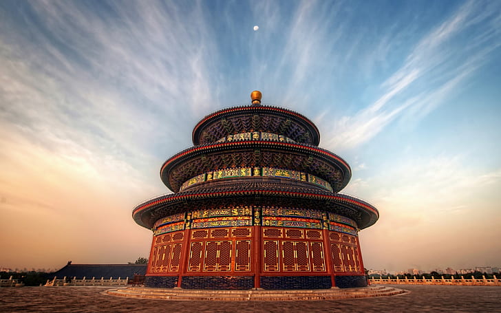 Travel to Beijing, China, the Temple of Heaven Park, HD wallpaper