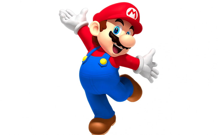Super Mario Odyssey, Games, supermario, white background, representation, HD wallpaper