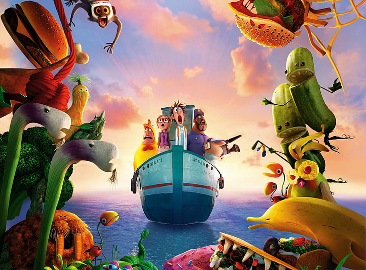 Cloudy With A Chance Of Meatballs 2 Revenge..., anime character wallpaper