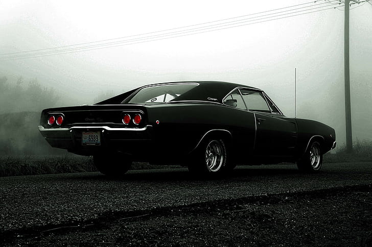 Car, Muscle Cars, Dodge Charger, Road, HD wallpaper