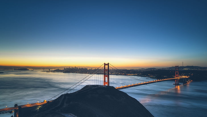 Golden Gate Bridge, New York, architecture, USA, San Francisco, HD wallpaper