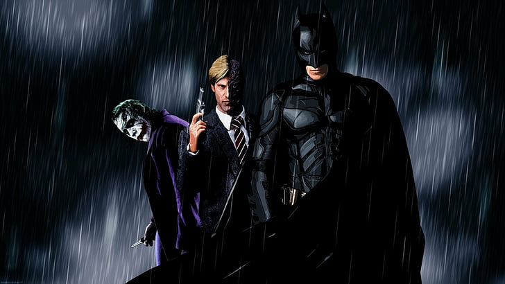 HD wallpaper: Batman, Harvey Dent, Joker, Two-Face | Wallpaper Flare