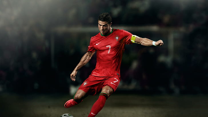 4K, Cristiano Ronaldo, Football player, Soccer, HD wallpaper