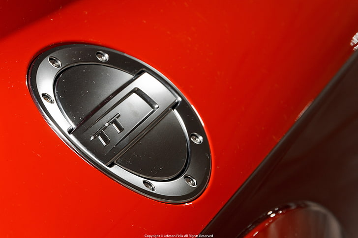 Audi TT, car, red, motor vehicle, transportation, mode of transportation, HD wallpaper