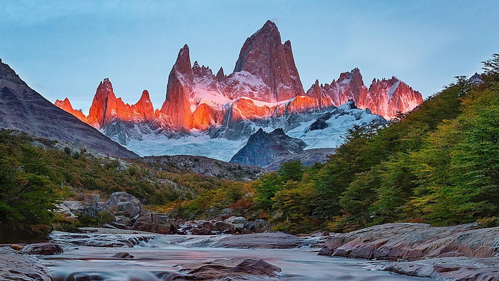 national park, south america, el chalten, chile, patagonia, HD wallpaper