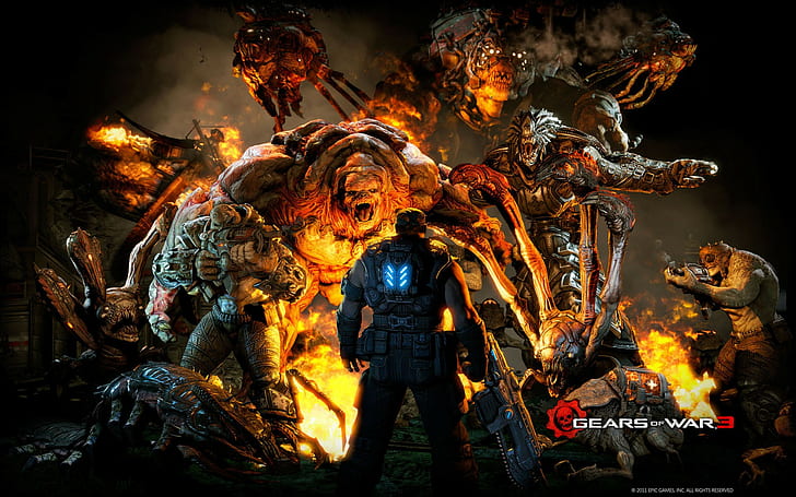 HD wallpaper: Gears of War HD, gears of war 3, video games | Wallpaper Flare