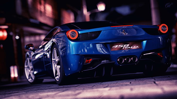 46+ City Street Blur Ferrari Hd Wallpaper free download