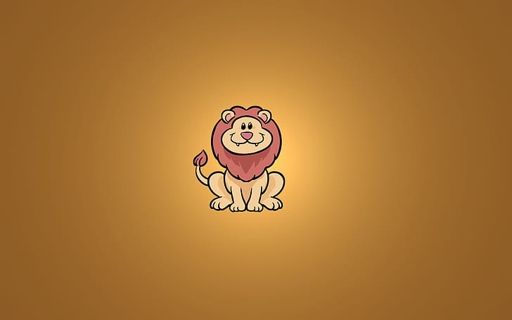 HD wallpaper: smile, animal, minimalism, Leo, sitting, lion | Wallpaper  Flare