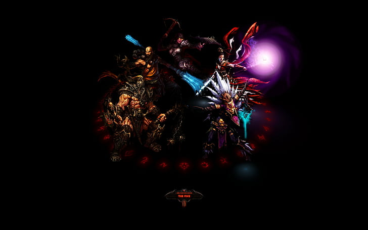 Diablo, Diablo III, Barbarian (Diablo III), Demon Hunter (Diablo III), HD wallpaper