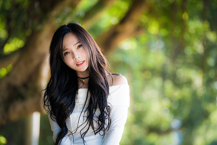 HD wallpaper: Asian, women, long hair, hairstyle, one person, beautiful  woman | Wallpaper Flare