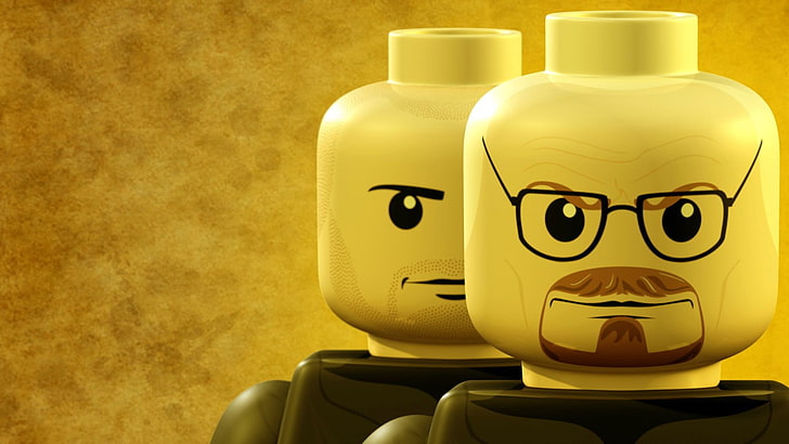 Lego movie poster, Breaking Bad, parody, Walter White, Heisenberg, HD wallpaper