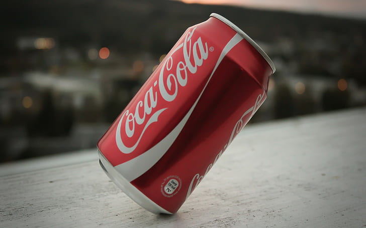 can, Coca-Cola, HD wallpaper