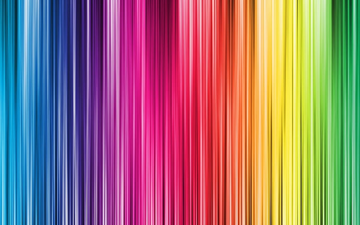 multicolored surface, abstract, colorful, lines, digital art, HD wallpaper