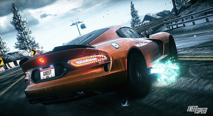 SRT Viper TA Need For Speed Rivals, Need for Speed Dodge Viper digital wallpaper