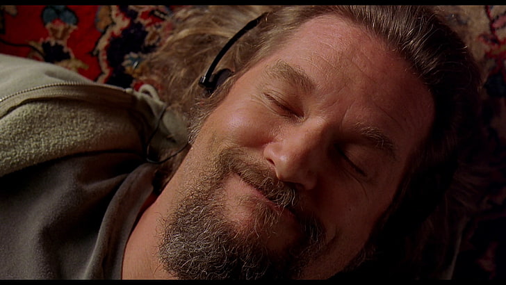 untitled, movies, Jeff Bridges, The Big Lebowski, beard, portrait, HD wallpaper