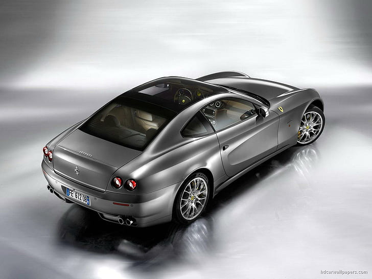 HD wallpaper: Ferrai 612 Scaglietti Black, gray sports coupe, cars ...