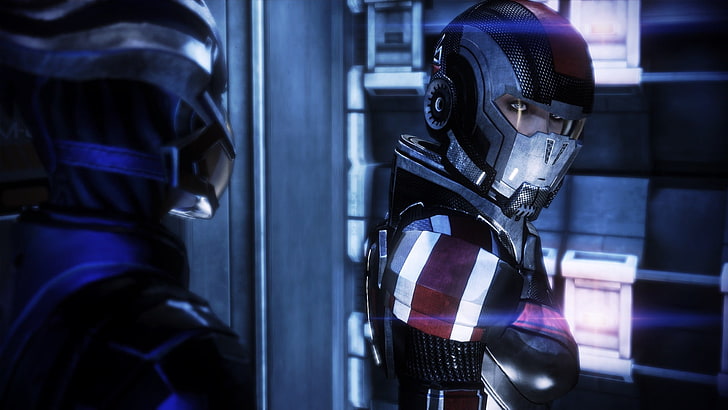 video game illustration, Mass Effect, Mass Effect 2, video games, HD wallpaper