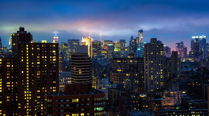 HD wallpaper: Bright Lights, Big City, city landscape, United States, New  York | Wallpaper Flare