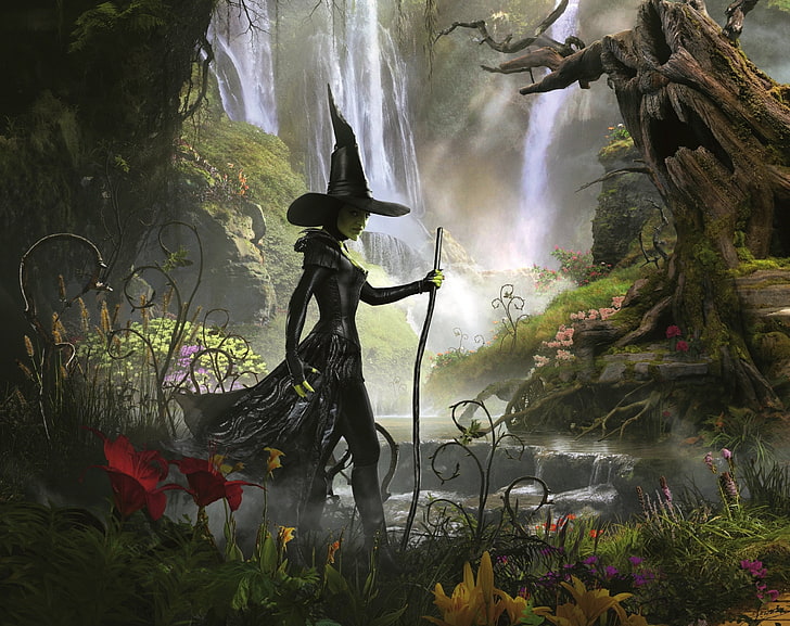 Oz The Great And Powerful Wicked Witch Of The..., witch near garden wallpaper, HD wallpaper