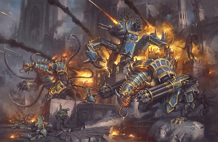 Warhammer 40,000, Games Workshop, Chaos, Chaos Space Marine, HD wallpaper