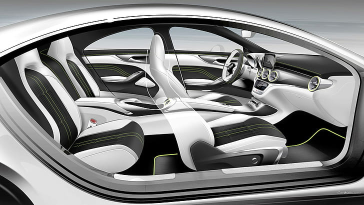 Mercedes Style Coupe, concept cars, car interior, HD wallpaper