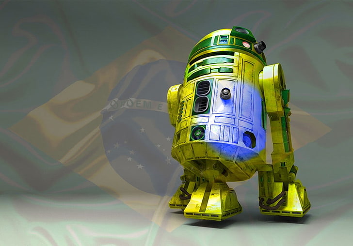 R2-D2, Star Wars, Brazil, androids, no people, robot, digital composite, HD wallpaper