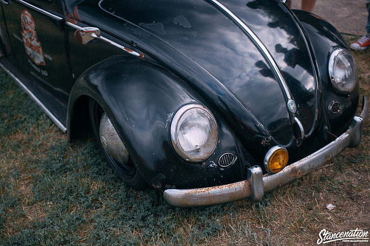 vehicle, car, StanceNation, Volkswagen, Volkswagen Beetle, low, HD wallpaper